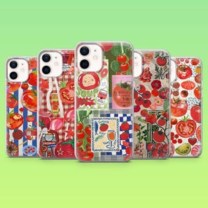 Tomato Handyhülle Rote Tomaten in Natur, passend für iPhone 16 Pro, 15, 14, 13, 12, Samsung S25, S24, S23+, S22, A16, A55, Pixel 9 Pro, 8A