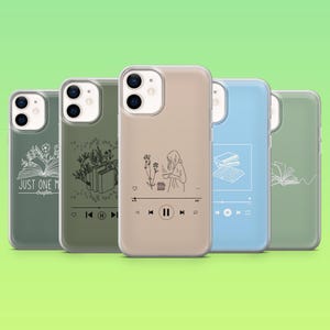 Bookish Phone Case Book Lover Reader Cover for iPhone 16 Pro, 15, 14, 13, 12, Samsung S25, S23, S24, S22, A16, A55, Pixel 9Pro, 8A