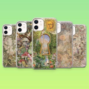 Fairy Core Phone Case Nature Cottage Core Cover for iPhone 16 Pro, 15, 14, 13, 12, Samsung S25, S23, S24, S22, A16, A55, Pixel 9, 8A
