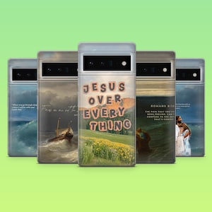 Christian Jesus Phone Case: Bible Verse TPU Cover