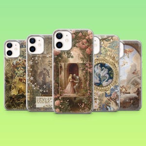 Ancient Greek Phone Case Renaissance Greek Art Cover for iPhone 16 Pro, 15, 14, 13, 12, Samsung S25, S23, S24, S22, A16, A55, Pixel 9, 8A