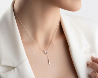 Collana Magnetica Sole E Luna Per Coppie, Con Proiezione 'Ti Amo' In 100 Lingue – Gioiello Abbinato Con Ciondolo A Cuore, Regalo Romantico Per Fidanzati E Amici Del Cuore