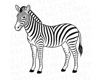 Zebra SVG | African Animal Cutting File Template