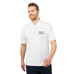 Adidas Free Bird Golf Polo Shirt - Recycled Polyester, UPF 50+ image 4