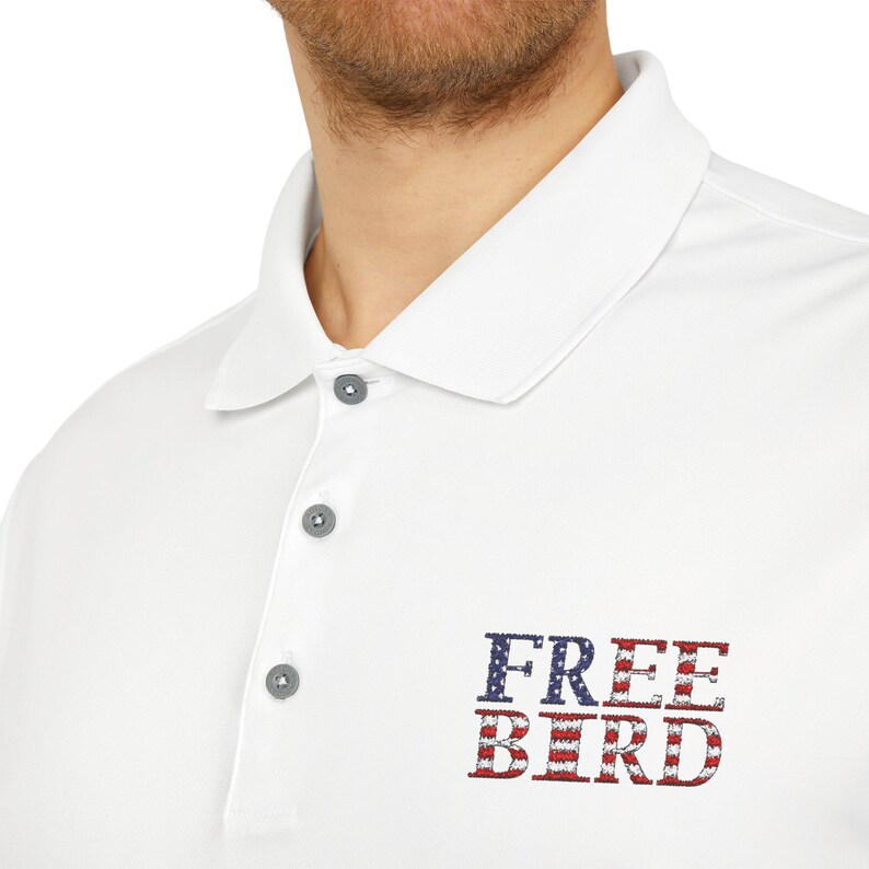 Adidas Free Bird Golf Polo Shirt - Recycled Polyester, UPF 50+ image 7