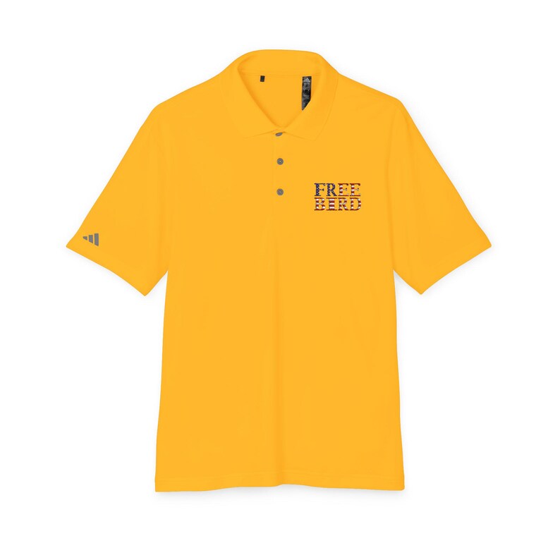 Adidas Free Bird Golf Polo Shirt - Recycled Polyester, UPF 50+ image 2