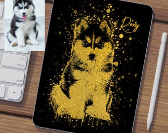custom pet art, gifts for dog lovers, pet memorial gifts, gift for dog mom, gifts for dog owners, dog loss gifts, pet loss gifts
