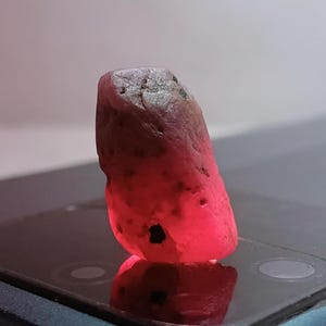 Natural Ruby Rough Stick: July Birthstone (19x13mm)