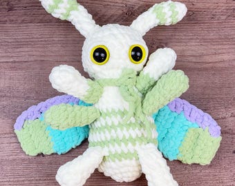 Crochet Moth Pattern PDF | Amigurumi Plush Insect Tutorial | DIY Stuffed Animal Toy | Cute Handmade Bug Crochet PDF