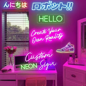 Custom Name Neon Sign for Kids, Kid Room Decorations, Home Decor Wall Decor, Neon Sign Custom,Nursery Neon Sign, Personalized Gifts for Kids