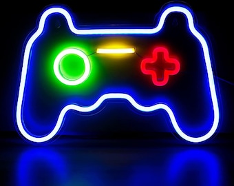 Benutzerdefinierte trendige Leuchtreklame lebendige LED-Licht-Gaming Sport Space Crown Stars festliche Designs Spaß Dekor für Gamer Sportfans Party-Liebhaber Geschenk