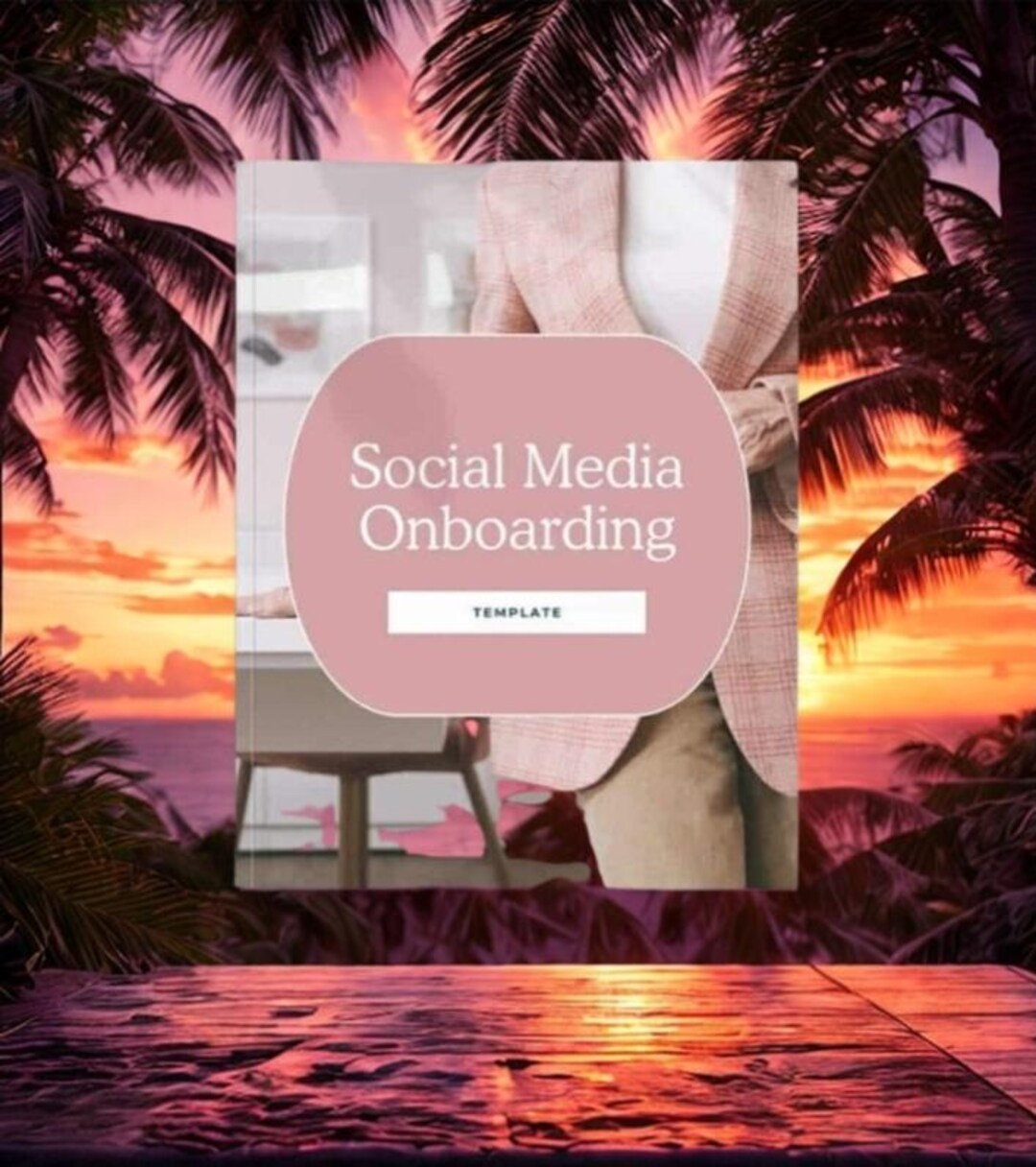Social Media Onboarding Guide 22 Page,editable Canva Template, Digital