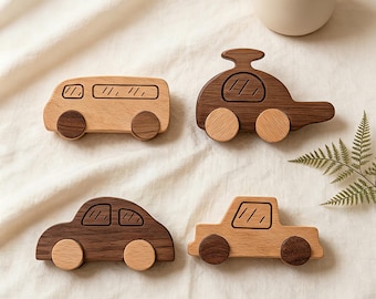 Cartoon Car & Plane Cabinet Knobs for Kids Solid Wood Drawer Pulls Nursery Wardrobe Handles Perfect Baby Shower Gift