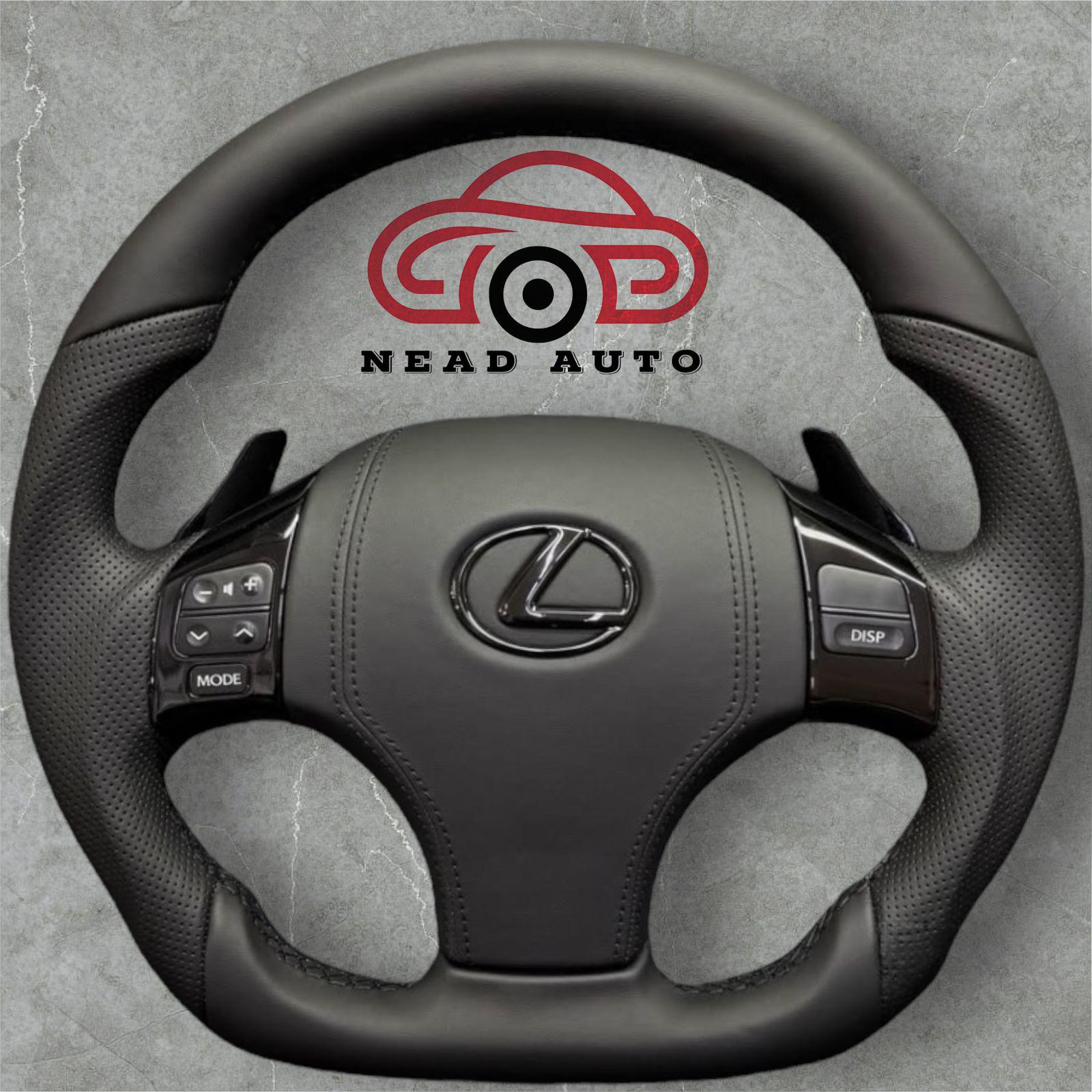 Black Leather Steering Wheel for Lexus IS250 IS350 IS F (2006-2013