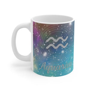 Wassermann Sternzeichen Tasse - Perfektes Geschenk für Astrologie Liebhaber, Horoskop Sammler, Geburtstagsgeschenk, Kaffee oder Tee Trinker
