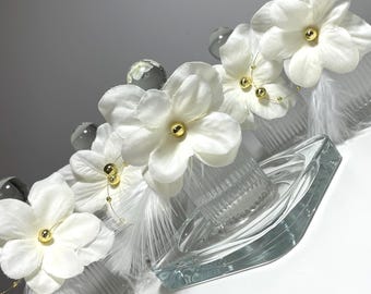 Personalized Wedding Favors with Glass Perfume Bottle: Bridal Shower, Engagement Guest Gifts