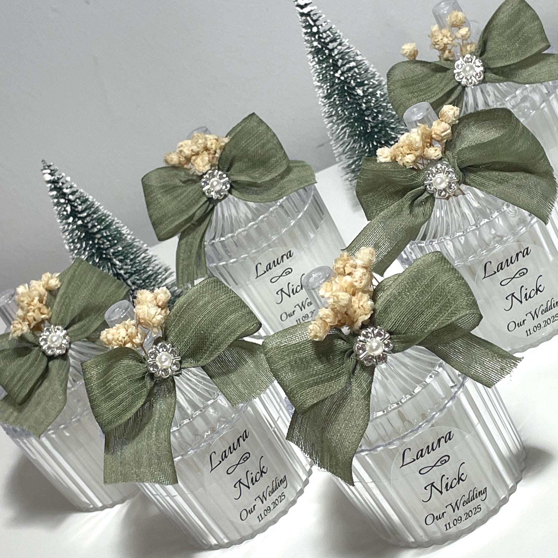 Personalized Wedding Candle Favors: Bridal Shower for Guests, Bulk ...