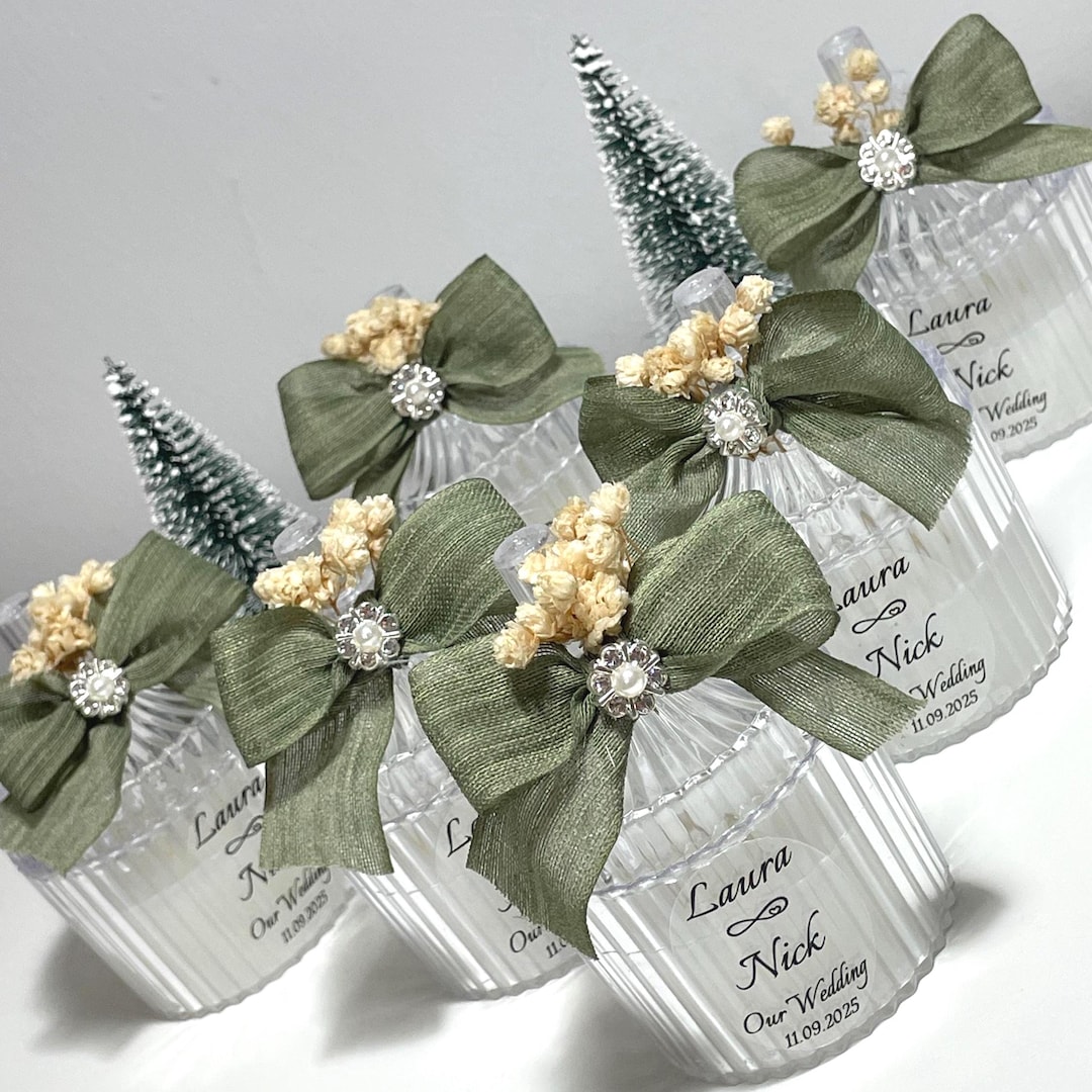 Personalized Wedding Candle Favors: Bridal Shower for Guests, Bulk ...