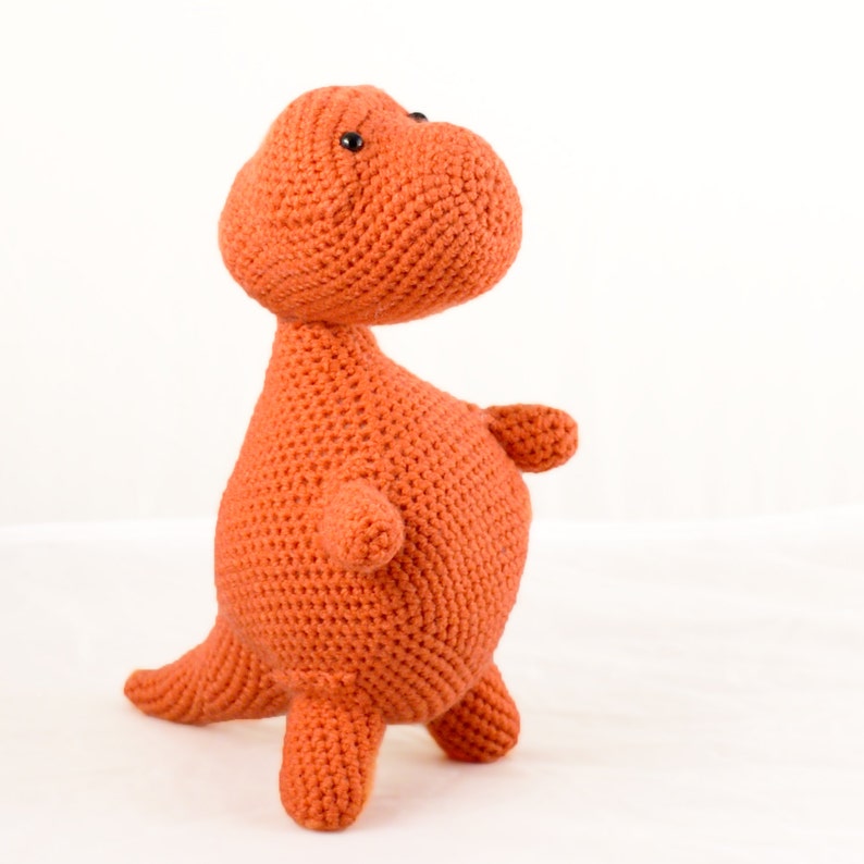 Toby the Tyrannosaurus Rex T-Rex Dinosaur Crochet Pattern. Instant Download Digital Crochet Pattern. image 2