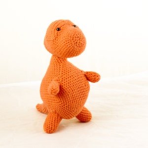 Toby the Tyrannosaurus Rex T-Rex Dinosaur Crochet Pattern. Instant Download Digital Crochet Pattern. image 1