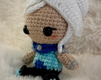 Valorant inspiriertes Häkelpüppchen Jett