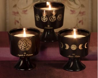Goblet Candle Trio *This set is comprised of all New pieces.