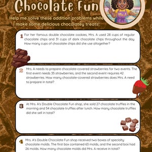 Addition Word Problem Worksheets | Real-World Math Practice for Grades 2–4