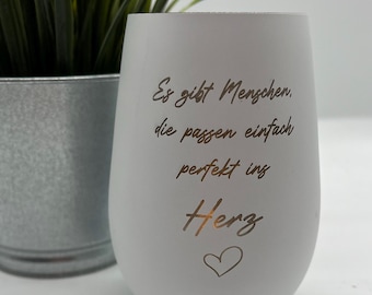 "Perfect for the Heart" Tealight Holder - For people who touch our hearts | Gift for loved ones | Birthday, Anniversary, Valentine's Day