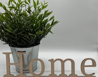 Wall quote - Wood - Wall decal - Home - Image in various colors - Home - Gift