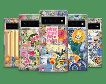 Capri Positano Phone Case Amalfi Coast Cover for Google Pixel 10, 9A, 9Pro XL, 8A, 8Pro, 7A, Samsung S25, S23Ultra, A56, A15, iPhone 17, 16E