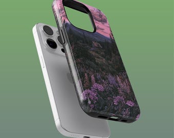 Sunset House Phone Case Dusky Tough Cover for iPhone 16E, 15, 14, 13, X, Google Pixel 9A, 8Pro, 7A, 6A, Samsung S25Ultra, S24, S23, S22, A54