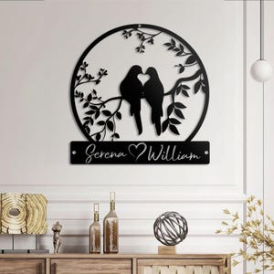 Personalized 50th Anniversary Gift for Parents, Custom 50 Year Anniversary Sign, Ruby Anniversary Gift, Wedding Anniversary Metal Wall Art