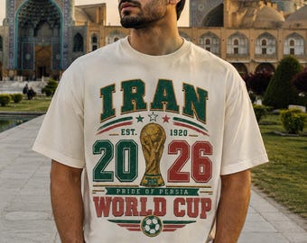 Iran World Cup 2026 Shirt | Iran Soccer Fan Tee | Persian Football Shirt | Team Iran Soccer Shirt | Football Fan Gift