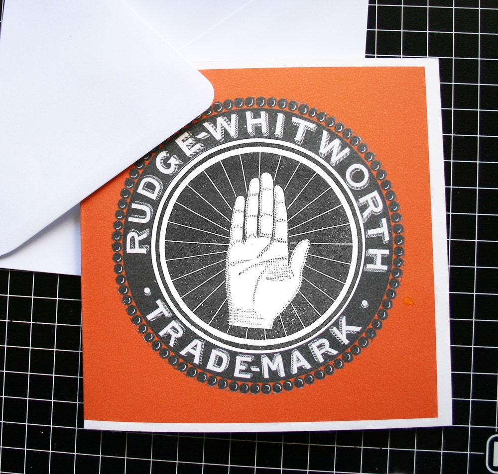 Bicycle Spokes Retro Cycling Card Etsy UK