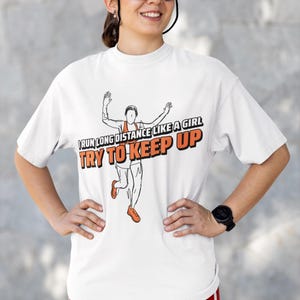 Funny Long-Distance Running Unisex T-shirt, Workout Tee, Fitness Shirt, Athletic Top, Jogging Apparel