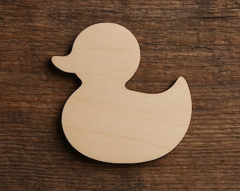 Duck Wooden Blank Unfinished Craft Shape