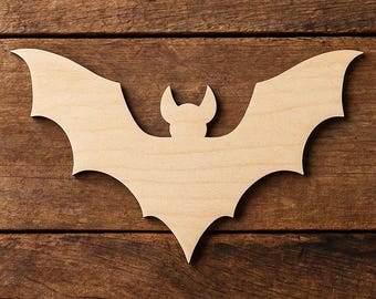 Unfertige Halloween-Fledermaus-Ausschnitt-Laser-Schnitt-Holz-Bulk-Handwerk-Versorgungsmaterial-Tiered-Tablett