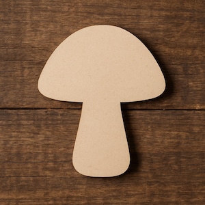 Décoration de champignons à faire soi-même, ébauches d&#39;artisanat dans les bois non finis, formes cottagecore et jardin féerique à peindre