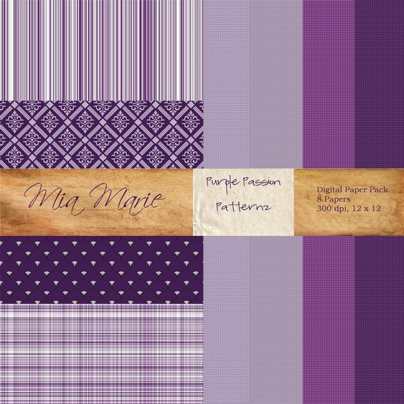 INSTANT DOWNLOAD Digital Papers Scrapbooking Backgrounds - Etsy