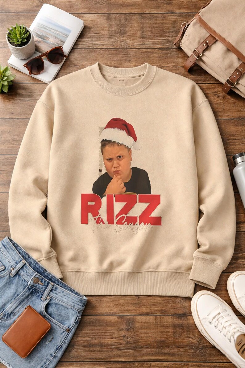 Rizz the Season PNG, Funny Meme Shirt Design, Rizzler Holiday Graphic ...