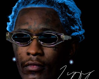 Young Thug T Shirt Design PNG Instant Download 300 Dpi