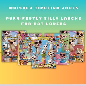 Whisker-Tickling Jokes – 30 Funny Cat Jokes for Kids | Printable Joke Book PDF for Cat Lovers & Giggle-Seekers | Printable Cat Joke Book