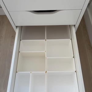 Drawer Dividers for IKEA ALEX Desk BOTTOM Drawer & Any Drawer Storage | Custom Storage Organizer Inserts | Office | Bathroom | Kitchen