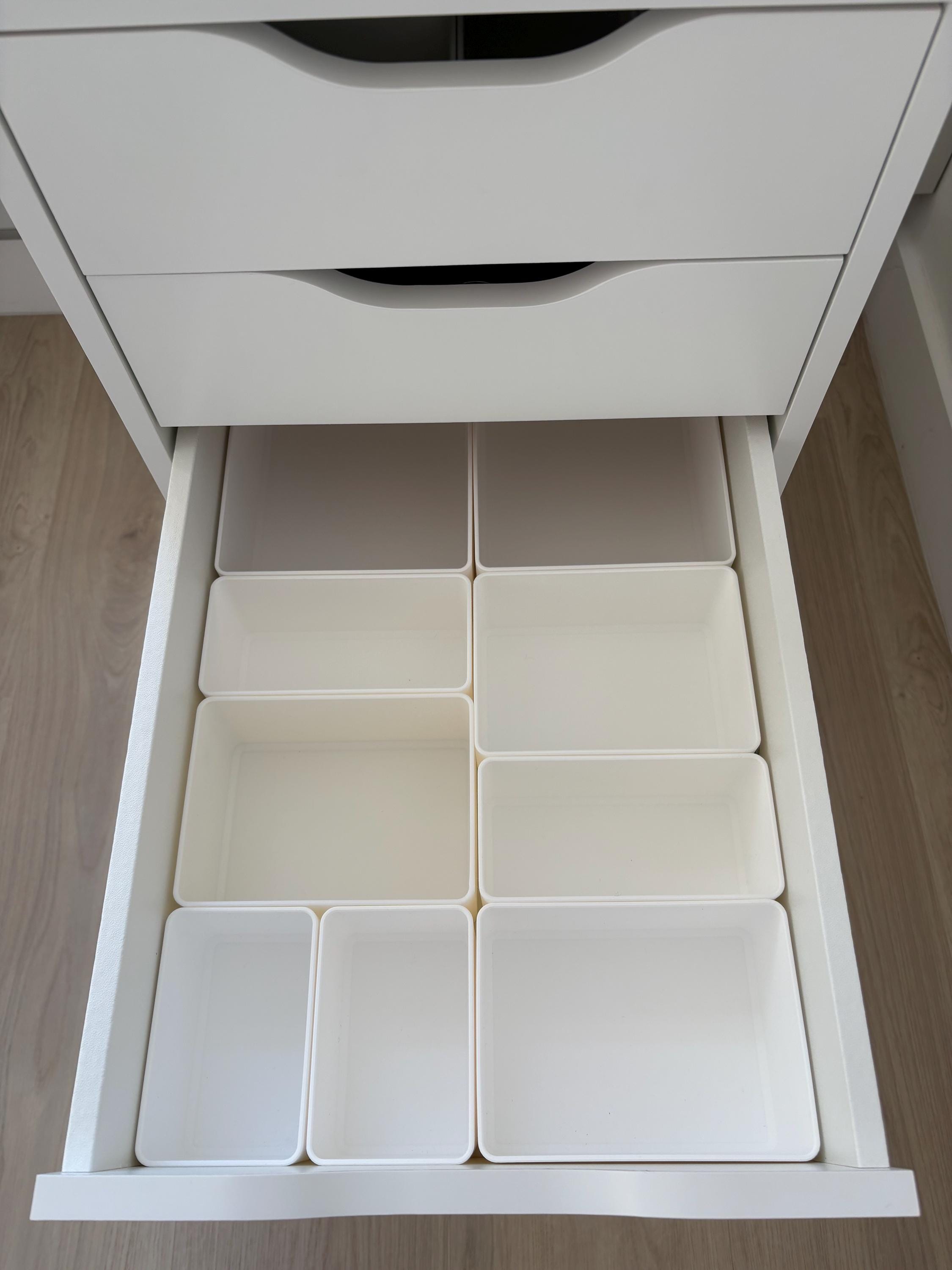 Drawer Dividers for IKEA ALEX Desk BOTTOM Drawer & Any Drawer