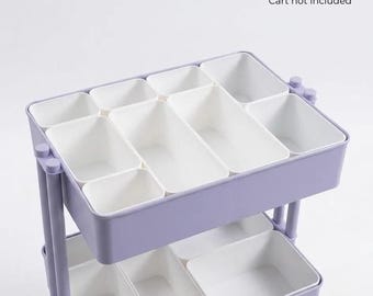 Modular Cart Organizer for Michael's Simply Lexington Rolling Cart | Kitchen, Office, Craft Organizer