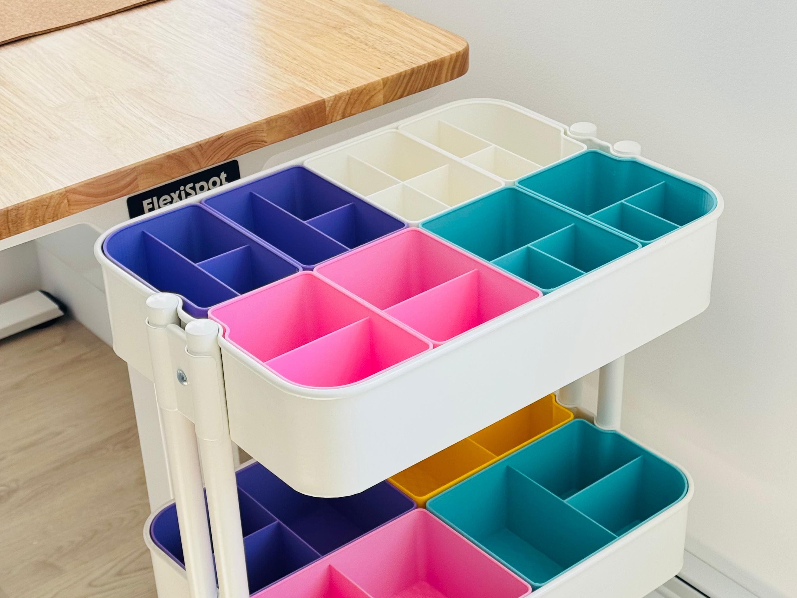Modular Organizers Tray Perfectly Fits IKEA Raskog RASHULT Carts