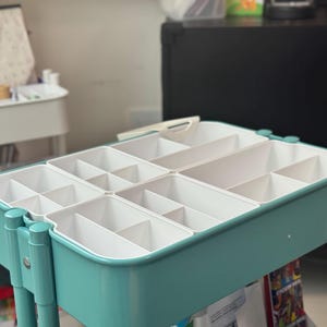 IKEA RÅSKOG オーガナイザービン | おむつ、おもちゃ、本、工作、保育室、キッチン用3Dプリントユーティリティカートインサート | ドロップイン収納トレイセット