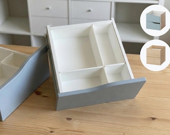 Drawer Organizer Inserts for IKEA Kallax | Modular Drawer Dividers for IKEA Kallax | Custom Storage Organizer Trays | Cube Shelf Organizer