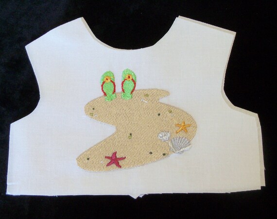 18 Inch size / Farmcookies Embroidered Summer Bodice Front / Lining Included / Sewing for 18" American Girl Doll Clothes