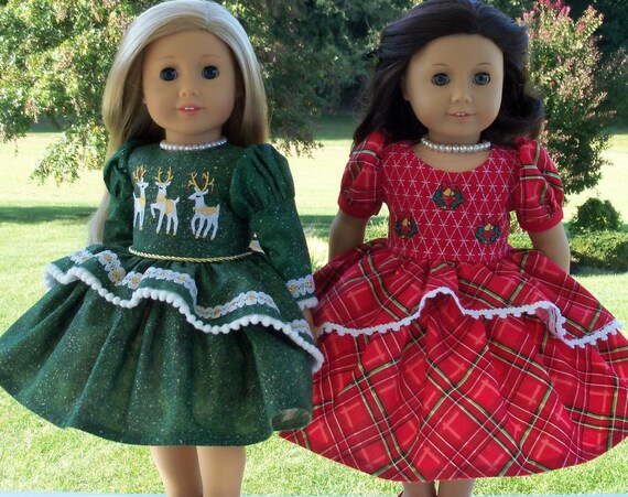 NEW !! PRINTED SEWiNG PATTERN / Farmcookies Merry & Bright / Clothes Fit Like American Girl Doll Clothes